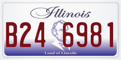 IL license plate B246981