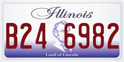 IL license plate B246982