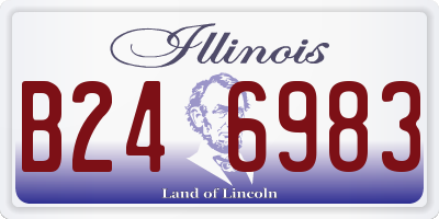 IL license plate B246983