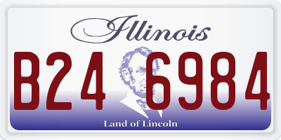 IL license plate B246984