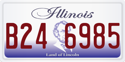 IL license plate B246985