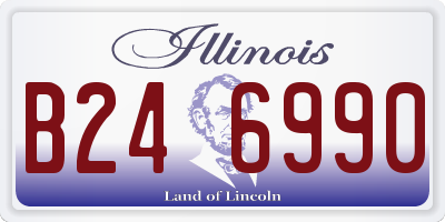 IL license plate B246990