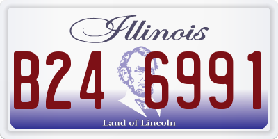 IL license plate B246991
