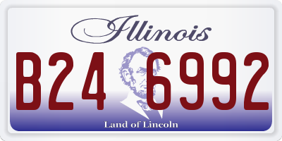 IL license plate B246992