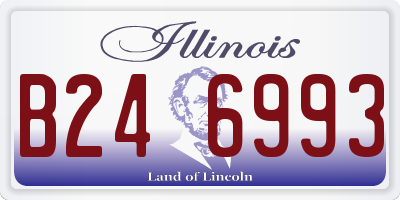 IL license plate B246993