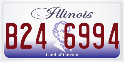 IL license plate B246994