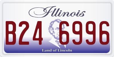 IL license plate B246996