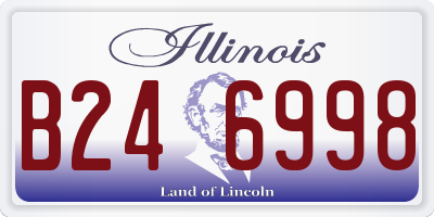 IL license plate B246998