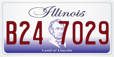 IL license plate B247029