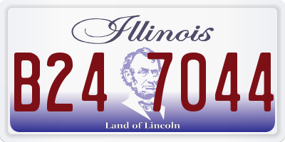 IL license plate B247044