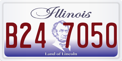 IL license plate B247050