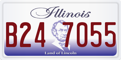 IL license plate B247055