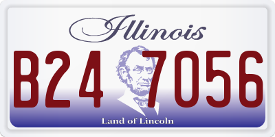 IL license plate B247056