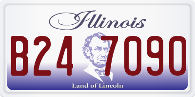 IL license plate B247090