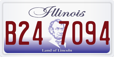 IL license plate B247094