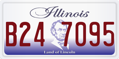 IL license plate B247095
