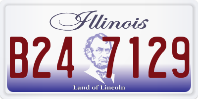 IL license plate B247129