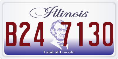 IL license plate B247130