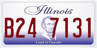 IL license plate B247131