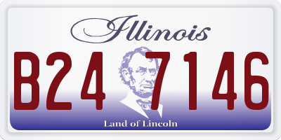 IL license plate B247146