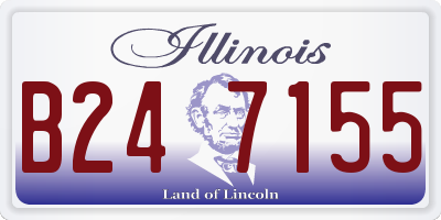IL license plate B247155