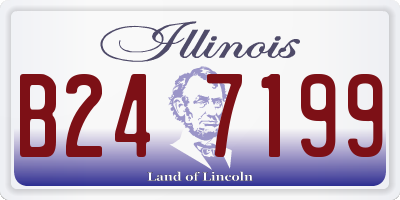 IL license plate B247199