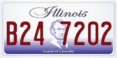 IL license plate B247202