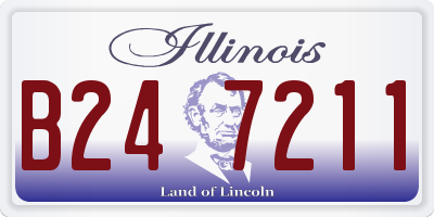 IL license plate B247211