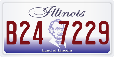 IL license plate B247229