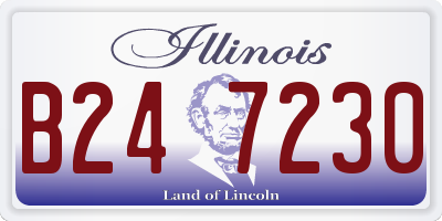 IL license plate B247230