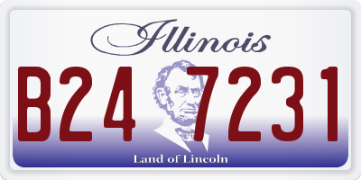 IL license plate B247231