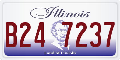 IL license plate B247237