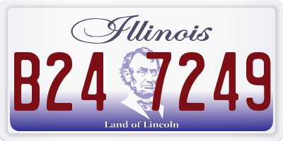 IL license plate B247249