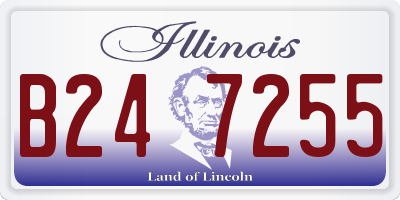 IL license plate B247255
