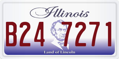 IL license plate B247271