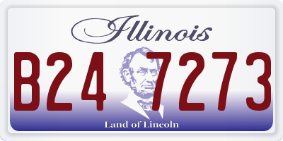 IL license plate B247273