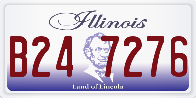 IL license plate B247276