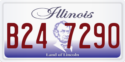 IL license plate B247290