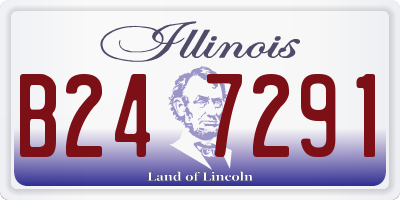 IL license plate B247291