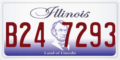 IL license plate B247293