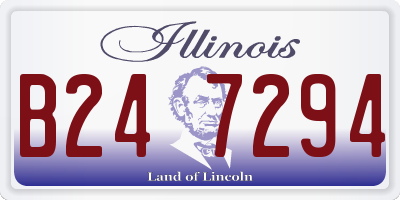IL license plate B247294
