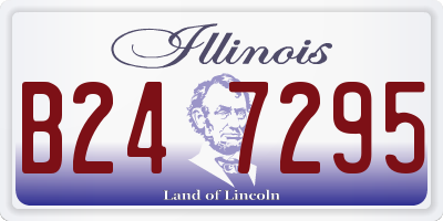 IL license plate B247295