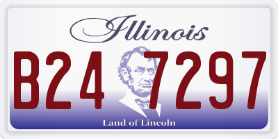 IL license plate B247297