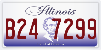 IL license plate B247299