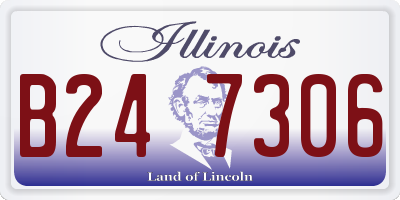 IL license plate B247306