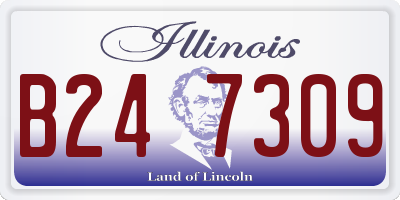 IL license plate B247309