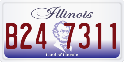 IL license plate B247311