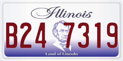 IL license plate B247319