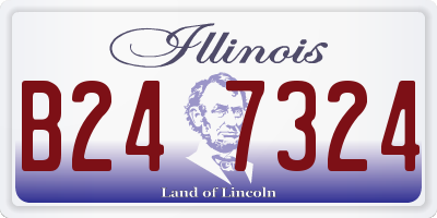 IL license plate B247324