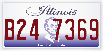 IL license plate B247369